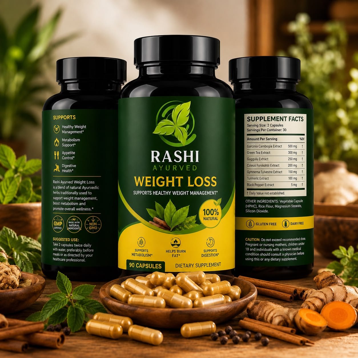 Rashi Ayurved Weight Loss Capsules
